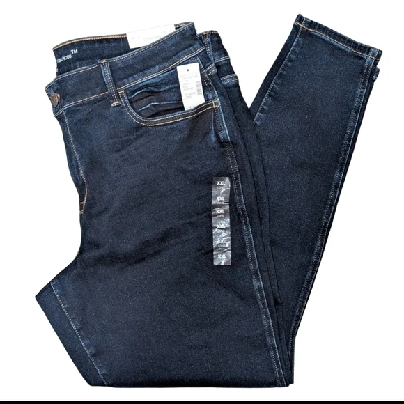 NWT M Jeans by Maurices Vintage Dark Wash Mid Rise Jegging, Size XXL Long - Picture 2 of 10